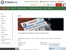 Tablet Screenshot of pjnovak.cz